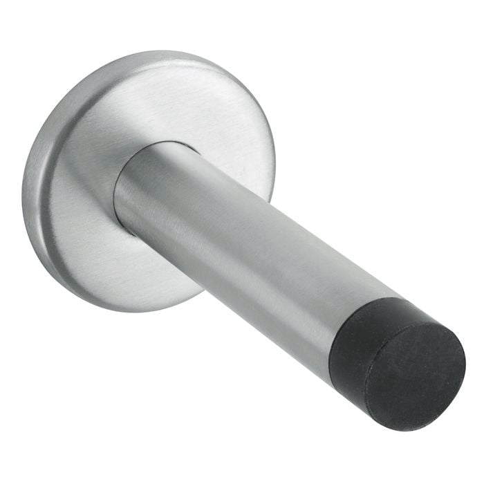 Delf Trade Satin Chrome Round Wall Stop