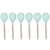 6PK Urban Kitchen Silicone Skimmer Mint Green 32.5x9cm Efficient Design
