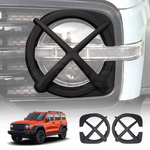 Head Light Trim for GWM Tank 300 2023-Onwards Matt Black Front Light Frame Cover Guard Set of 2