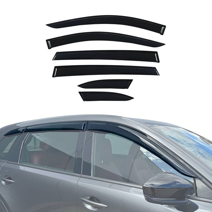 AUSGO Weather Shields for Mazda CX-70 CX70 2024-Onwards Weathershields Window Visors Wind Deflectors
