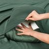 2pc Bianca Rosebank 500TC Queen Pillowcase Bamboo/Cotton 54x80cm Forest Green