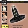 Urs Oz Black Ceramic Heat Globe Ceramic Infrared Heat Emitter 100w