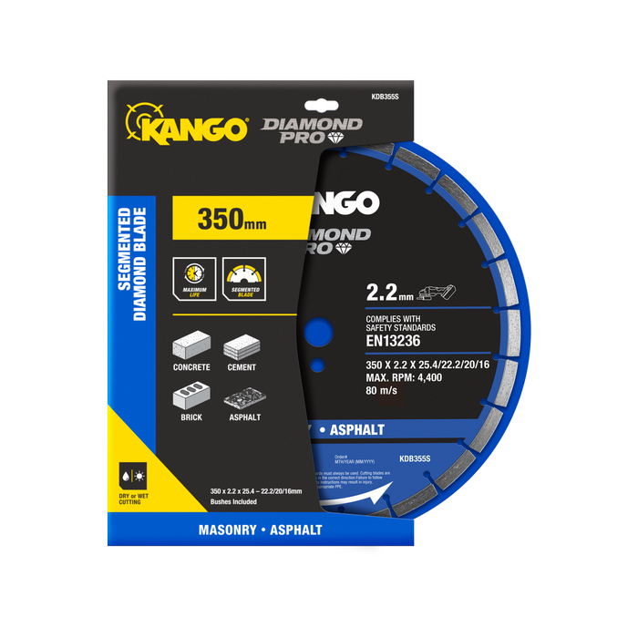 Kango 350mm Segmented Diamond Saw Blade