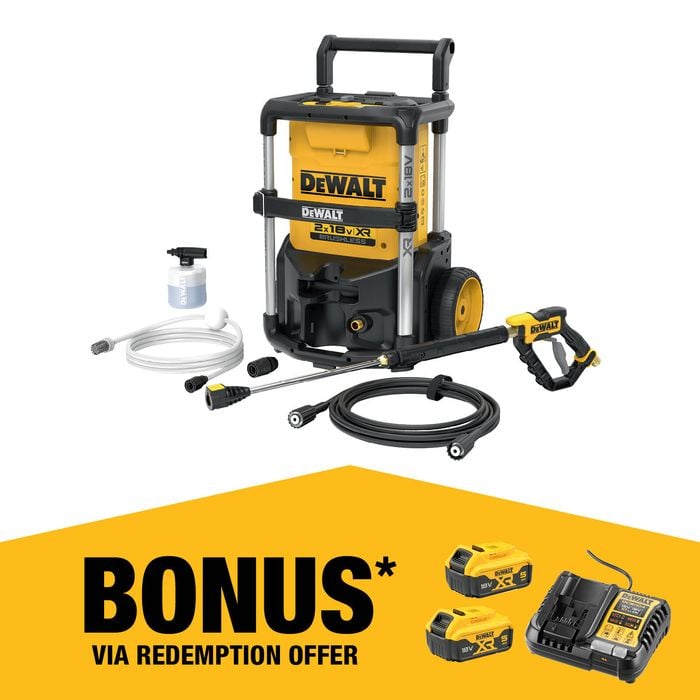 DeWALT 2 x 18V XR Pressure Washer - Skin Only