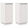 vidaXL 2x Sideboards White Storage Side Cabinet Home Organiser