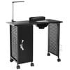 Costway Mobile Manicure Nail Table Portable Beauty Salon Desk