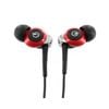 Avico ListenIn Earphones Earbuds 300 Series with Inline Volume Control Red