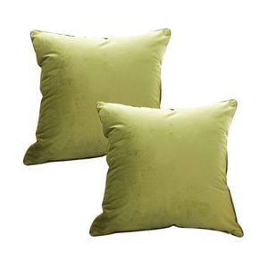 SOGA 2X 45cm Fluorescent Green Foliage Throw Pillows