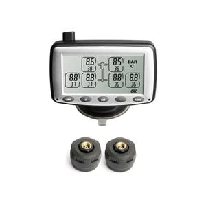 Caravan Trailer Tpms With High-pressure Anti-theft External Cap 2x Sensors