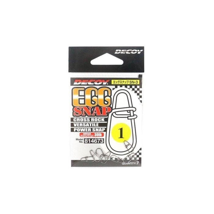Decoy SN3 Egg Snap Powerful Cross Fishing Lock Snap 1