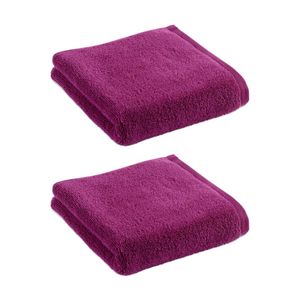 2PK Christy Cirrus Hand Towel Combed Cotton 450GSM Fast Drying Summer Pudding