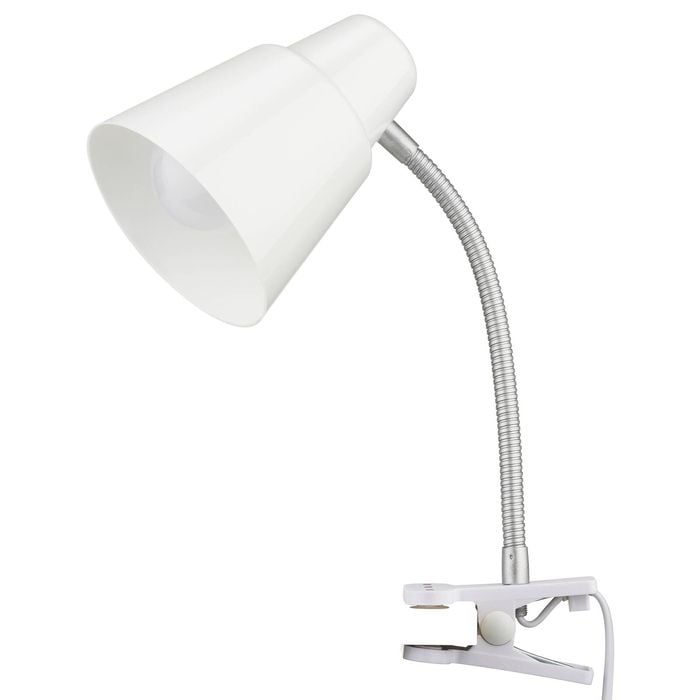 Verve Design White Brylee Clamp Lamp