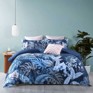 Bianca Kailua Indigo Quilt Cover Set Super King