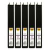5x Marbig Clearview 2 D-ring Insert Binder A4 File 25mm Document Organiser Black