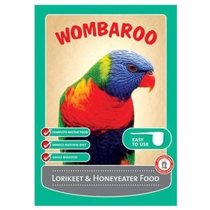 Wombaroo Lorikeet And Honeyeater Nectar Bird Food 300g
