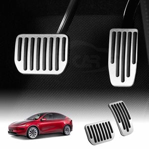 Performance Foot Pedals Pads Cover For Tesla Model Y Juniper 2025-Onwards Anti-Slip Brake