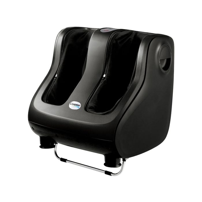 Livemor Foot Massager Shiatsu Ankle Calf Leg Massagers 3D Kneading Rolling Machine Black