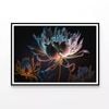 Close-Up of a Flower at Night  Print 100% Australian Made 90x60cm  (Poster)