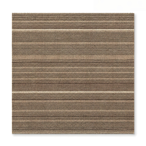 Lauft 20PCS Brown Beige Carpet Tiles 50×50, Fire & Stain-Resistant