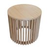Catalina 65cm Round Lamp Table Natural Oak
