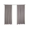 Windoware 180 x 223cm Espresso Multi Pencil Pleat Blockout Curtain - 2 Pack - Espresso
