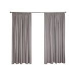 Windoware 180 x 223cm Espresso Multi Pencil Pleat Blockout Curtain - 2 Pack - Espresso