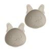 Melii Luxe Set of 2 Silicone Suction Bowls - Bulldog