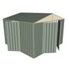Build-a-Shed 3.0 x 3.0 x 2.3m Gable Triple Hinge Door Shed - Green