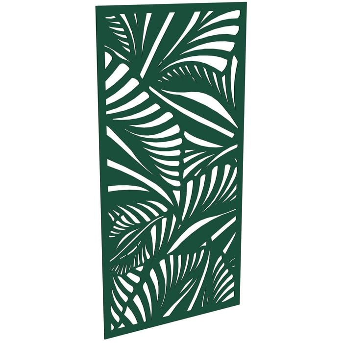 ProtectorAl 300-1200w x 1201-2400h Dark Green/Gloss White Jungle Unframed Composite Deco Panel