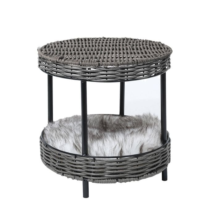 Pawz 38x38CM Rattan Cat Bed