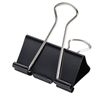 Marbig Fold Back Clips 12/box (Black) (19mm)