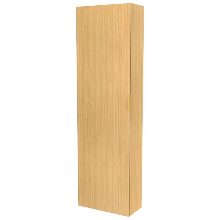 Lugna 2048 x 600 x 280mm Sand 5 Shelf Right Hinged Door Storage Cabinet