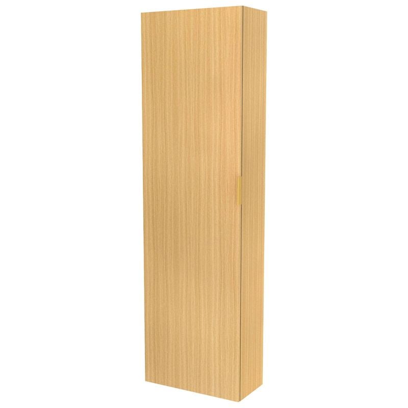 Lugna 2048 x 600 x 280mm Sand 5 Shelf Right Hinged Door Storage Cabinet