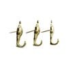 Everhang Brass Plated Picture Hanging Push Pin - 3 Pack