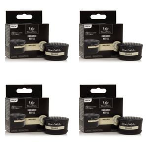 4PK WoodWick Vanilla Bean Radiance Refill Fragrance 1.28oz
