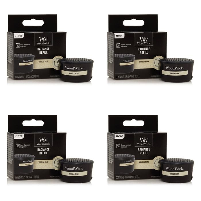 4PK WoodWick Vanilla Bean Radiance Refill Fragrance 1.28oz