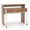 Costway Extendable Computer Desk Rolling Study Writing Desk Workstation
