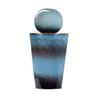 Northcote Pottery 24.5 x 50cm Coastal Blue Stillwater Pillar Glazed Ceramic Water Feature
