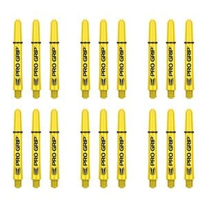 18pc Target Pro Grip Nylon Shaft/dart Stem Replacement Accessory Short Yellow