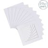 20x Picture Photo Mounts - To Fit Frame Size 6 X 6" For Image Size 4 X 4"