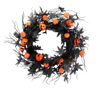 Lifebay Halloween Pumpkin Wreath Door Hanging Decoration
