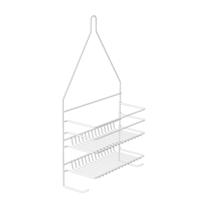 Estilo Small White Shower Caddy