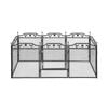 i.Pet Pet Dog Playpen Heavy-Duty Enclosure Multi-Configuration Indoor Outdoor Black