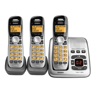 Uniden Dect 1735 + 2  - Dect Digital Phone System With Power Failure Backup