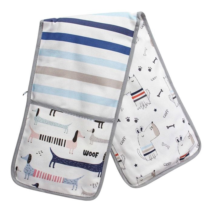 LVD Cotton 80cm Double Glove Oven Mitt Kitchen/Cooking - Dogs