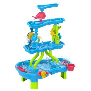 Ufurniture 4 -Tie Water Table with Accessories Toddlers Water Sand Play Table Toys Activity Sensory Table