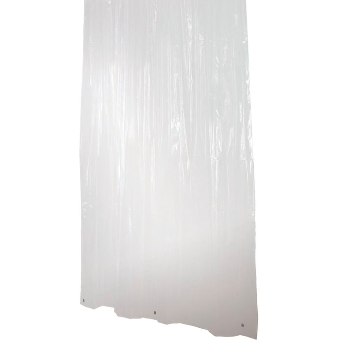 Barelli 180 x 180cm Crystal Clear Peva Shower Curtain