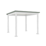 Absco Structures 3.11 x 3.11 x 2.60m Mist Green Signature Insulated Single Gazebo