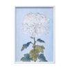 Lvd White Framed Flowers Print Wall Hanging Decor 50x70cm Assorted
