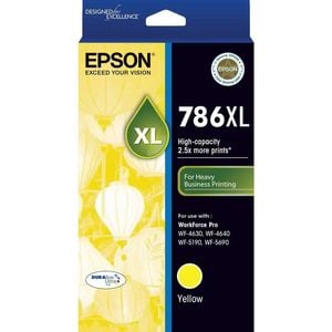 Epson Genuine Original Epson 786XL Yellow Ink Cartridge Toner High Capacity T787492